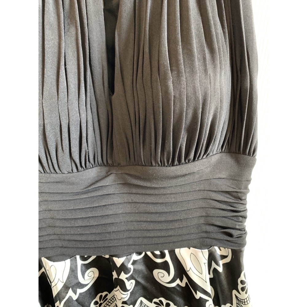 Formal Dress with Silk Handkerchief-Style Skirt - Picture 3 of 5